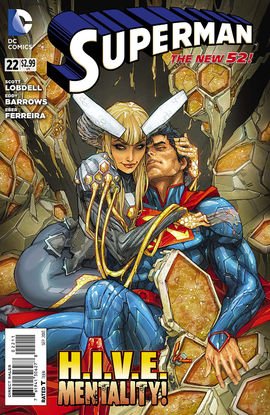 SUPERMAN #22 (1st Appearance H.I.V.E. QUEEN)