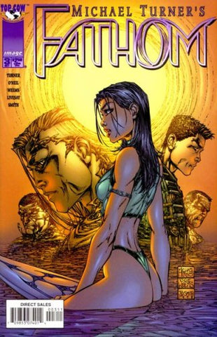 Michael Turner's FATHOM #3 - October 1998