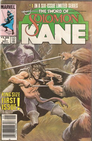 The Sword of Solomon Kane #1 September 1985