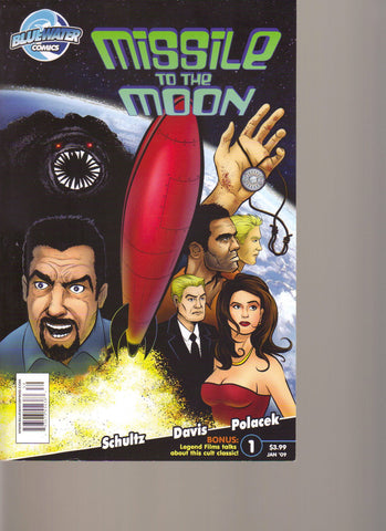 Missile to the Moon 1 Doubleshot Bonus Book the Imaginaries 2 (one side of comic Missile to the Moon 1 other side is Imaginaries 2)