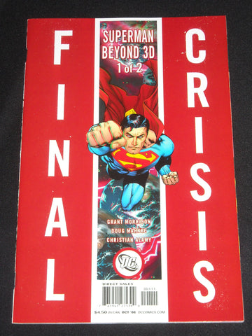 SUPERMAN BEYOND 3D #1 DC FINAL CRISIS COMIC BOOK GRANT MORRISON (FINAL CRISIS, 1ST)